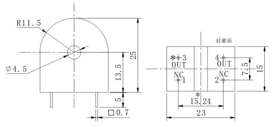 TR2110 Ultramicro current transformer